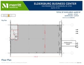 1393 Progress Way, Eldersburg, MD à louer Plan d’étage- Image 1 de 2