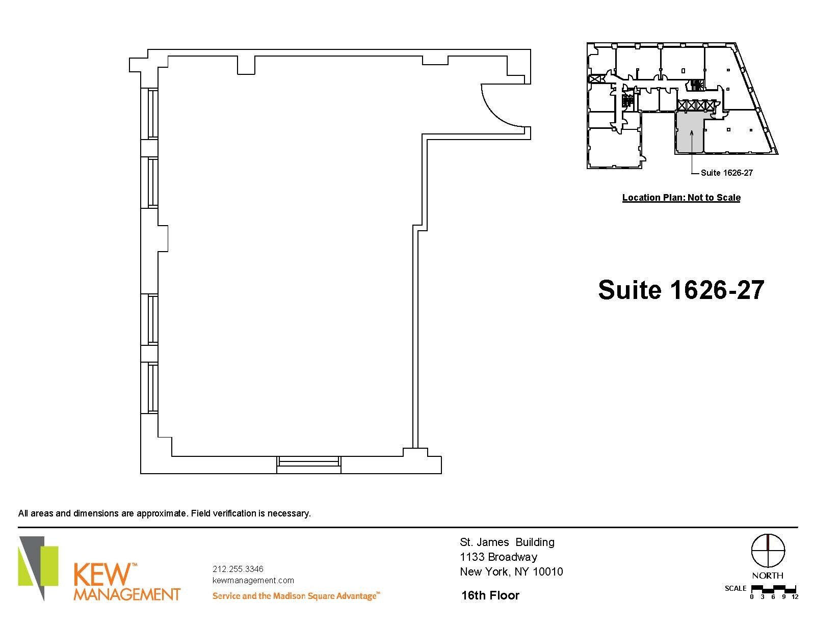 1133 Broadway, New York, NY for lease Floor Plan- Image 1 of 3