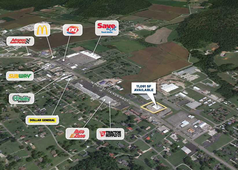 978 N Main St, Monticello, KY for sale - Aerial - Image 1 of 1