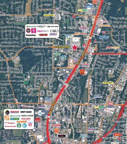 2120 N Sparkman Dr, Huntsville, AL à louer - Photo du bâtiment - Image 2 de 2