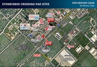 2910 IH 35, San Marcos, TX - AERIAL map view