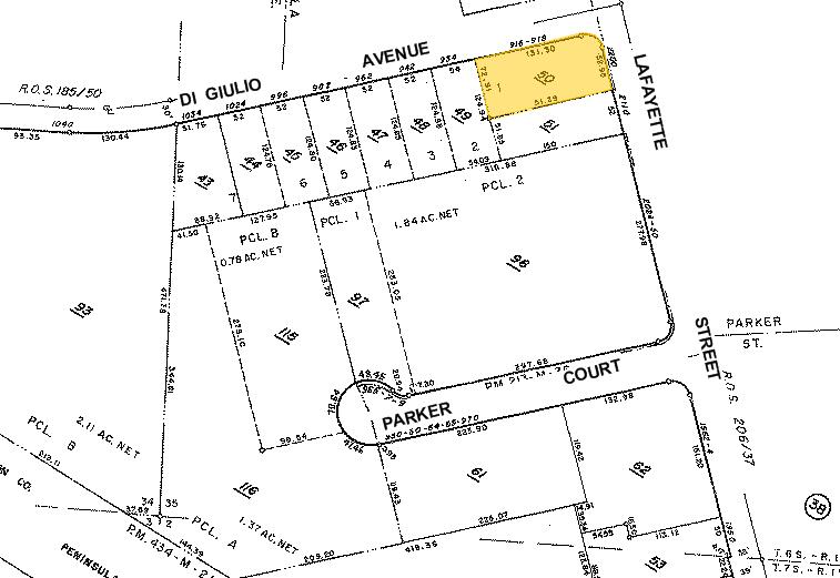 2200 Lafayette St, Santa Clara, CA à vendre - Plan cadastral - Image 1 de 1