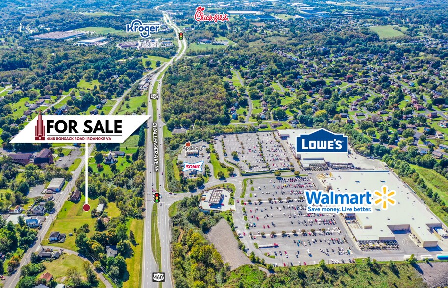 4548 Bonsack Road Northeast, Roanoke, VA à vendre - Photo du bâtiment - Image 2 de 3