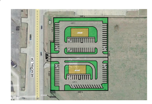 14823 S Memorial Dr, Bixby, OK à louer - Plan de site - Image 1 de 1