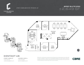 2850 E Camelback Rd, Phoenix, AZ for lease Floor Plan- Image 2 of 2