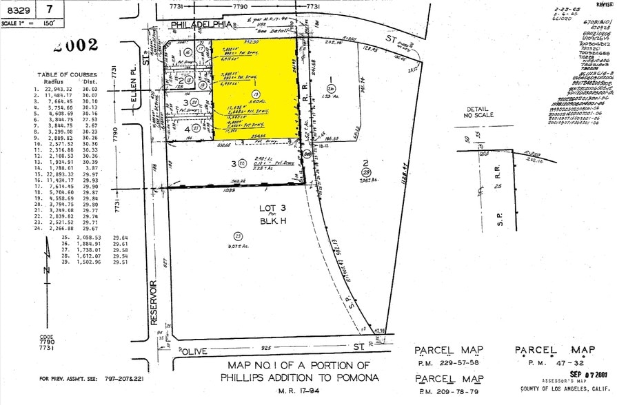 1250 E Philadelphia St, Pomona, CA for lease - Plat Map - Image 2 of 5