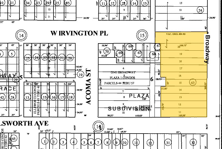 1 Broadway, Denver, CO à louer - Plan cadastral - Image 2 de 15