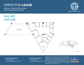 100 W Cypress Creek Rd, Fort Lauderdale, FL for lease Floor Plan- Image 2 of 2