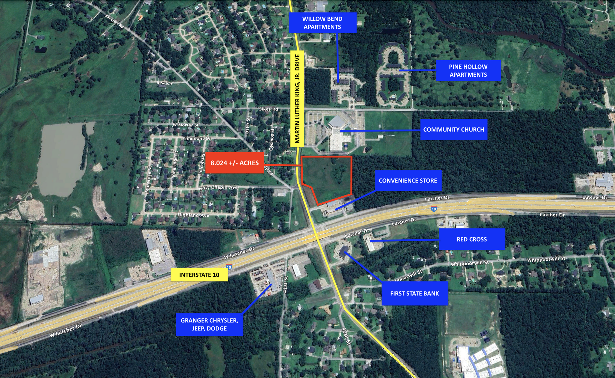 0 Martin Luther King Jr Dr, Orange, TX à vendre Aérien- Image 1 de 4