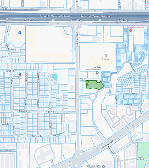 W Euless Blvd, Euless, TX à vendre - Plan cadastral - Image 2 de 2