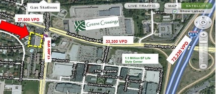 3331-3371 E Stroop Rd, Dayton, OH - Aerial  map view