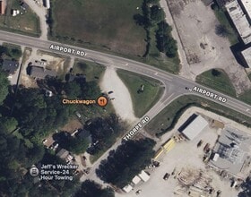 601 Airport Rd, Rocky Mount, NC - AÉRIEN Vue de la carte