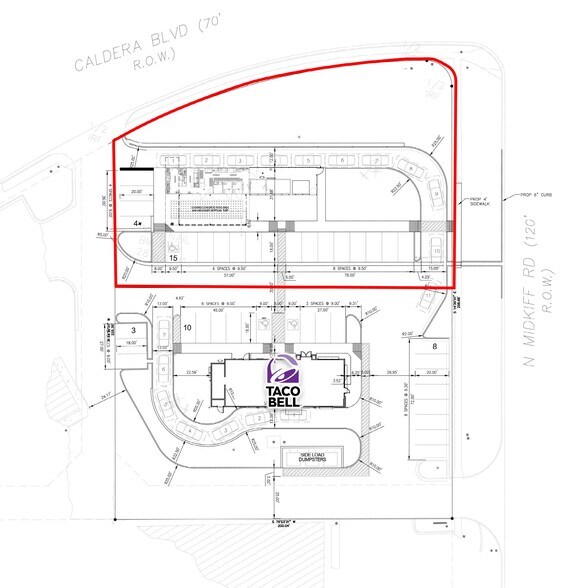 4727 N Midkiff Rd, Midland, TX à louer - Plan de site - Image 2 de 2