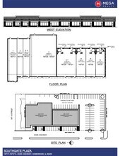 18717-18727 S Dixie Hwy, Homewood, IL à louer Plan de site- Image 2 de 2