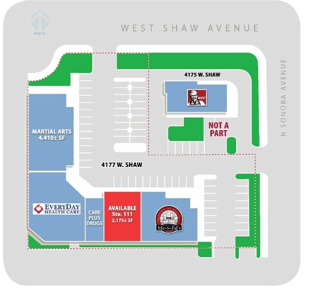 4177 W Shaw Ave, Fresno, CA à louer - Photo du bâtiment - Image 2 de 4