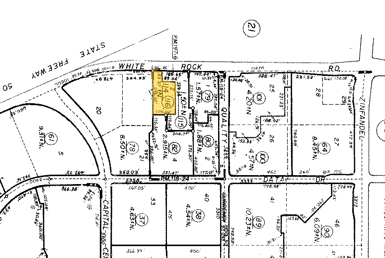 10670 White Rock Rd, Rancho Cordova, CA à vendre - Plan cadastral - Image 2 de 13