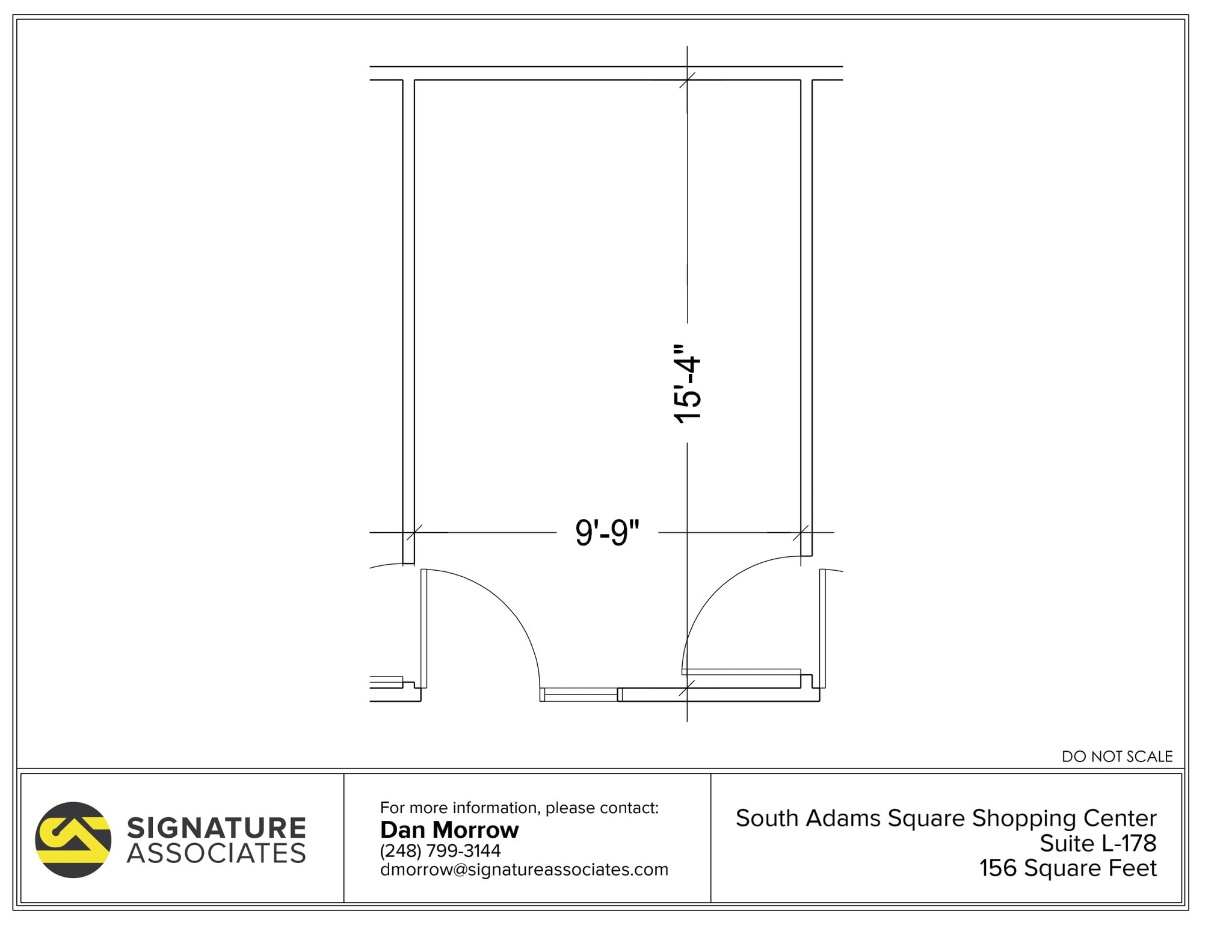 725 S Adams Rd, Birmingham, MI for lease Floor Plan- Image 1 of 1