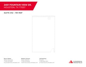 2401 Fountain View Dr, Houston, TX for lease Floor Plan- Image 1 of 1