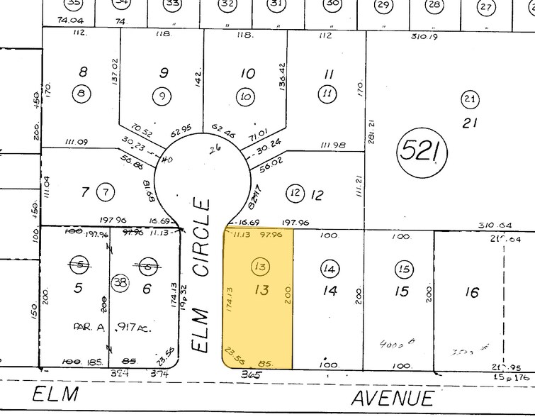 356 Elm Ave, Greenfield, CA à louer - Plan cadastral - Image 2 de 6