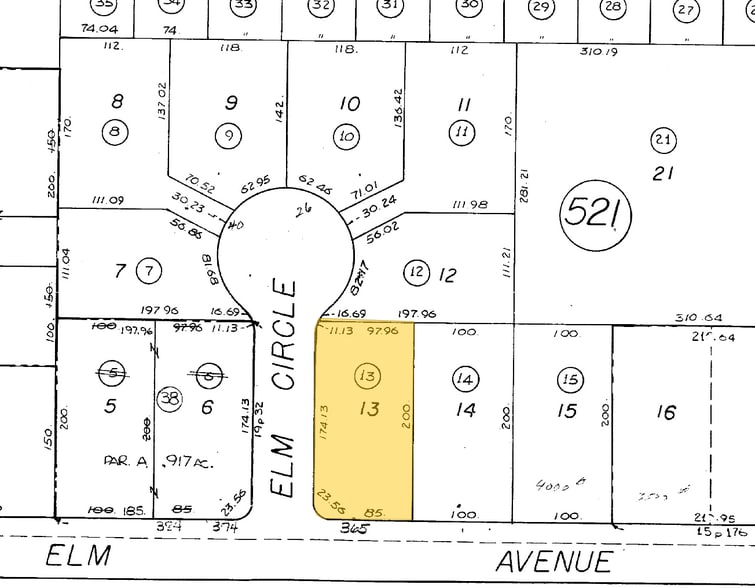 356 Elm Ave, Greenfield, CA for lease - Plat Map - Image 2 of 6