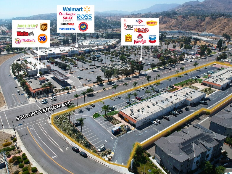 1035-1091 S Mt Vernon Ave, Colton, CA for lease - Aerial - Image 3 of 7