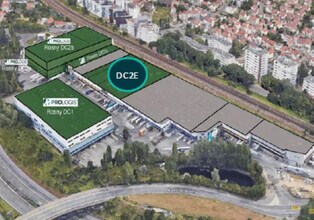 Rosny-sous-Bois - Aerial  map view