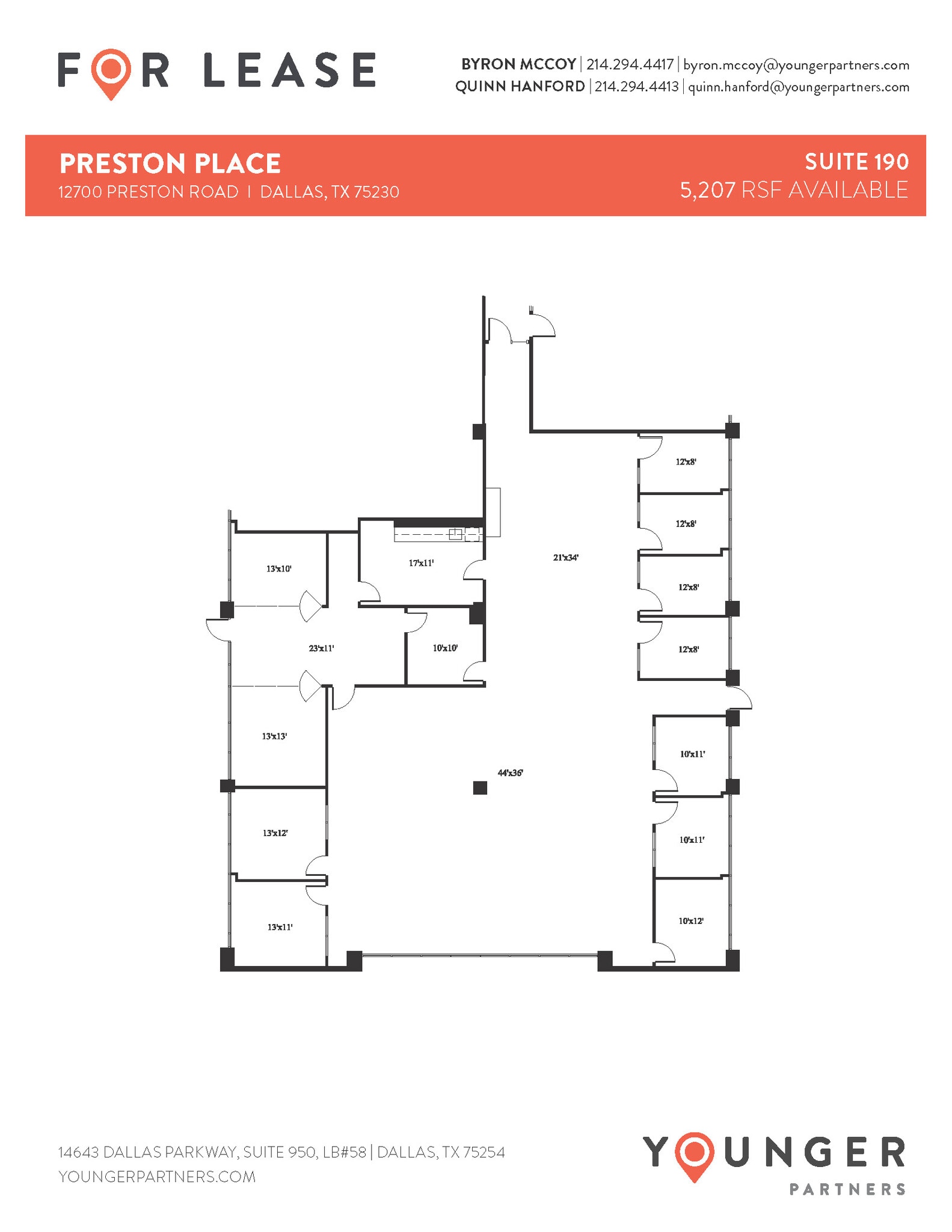 12700 Preston Rd, Dallas, TX à louer Plan d’étage- Image 1 de 1