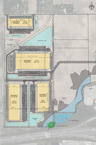 700 West St, Pendleton, IN à louer - Plan de site - Image 3 de 3