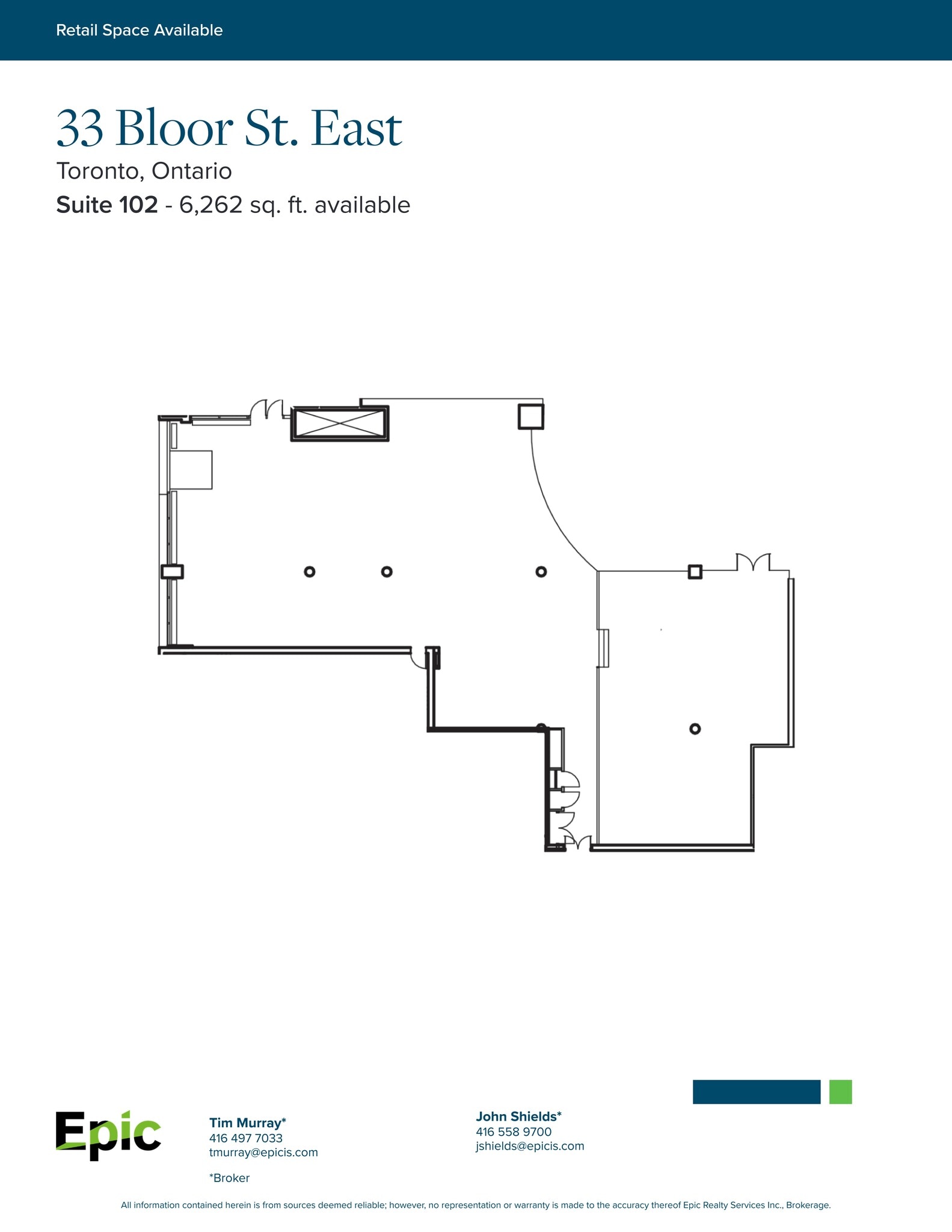 33 Bloor St E, Toronto, ON for lease Site Plan- Image 1 of 1