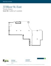 33 Bloor St E, Toronto, ON for lease Site Plan- Image 1 of 1