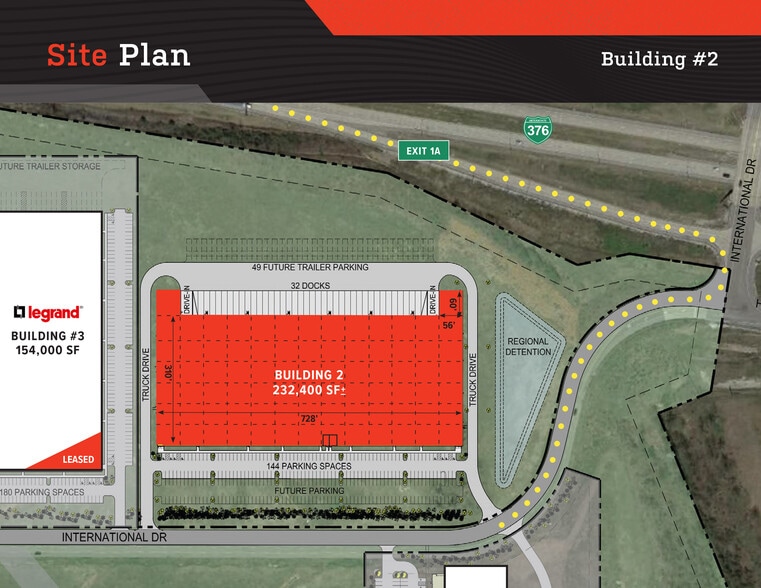 International Dr, Coraopolis, PA for lease - Site Plan - Image 2 of 3