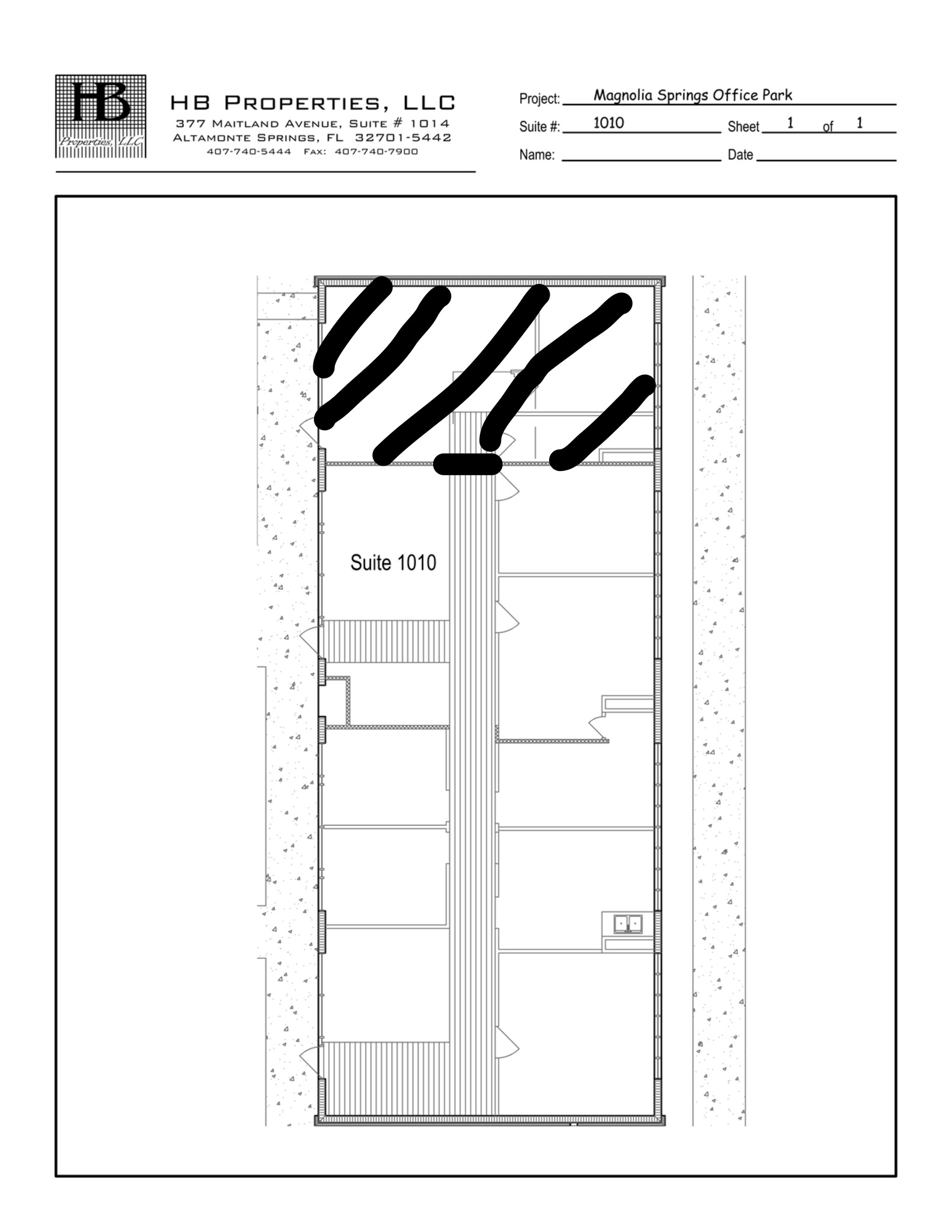 377 Maitland Ave, Altamonte Springs, FL à louer Plan de site- Image 1 de 1