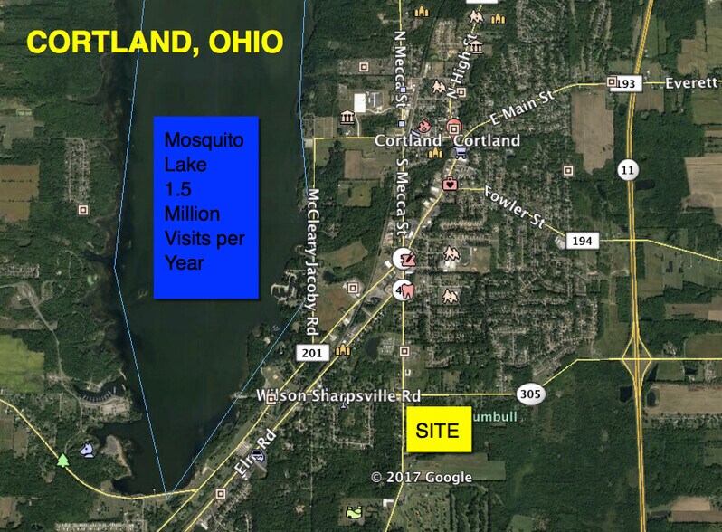 3284 Niles Cortland Rd, Cortland, OH à vendre - Aérien - Image 2 de 7