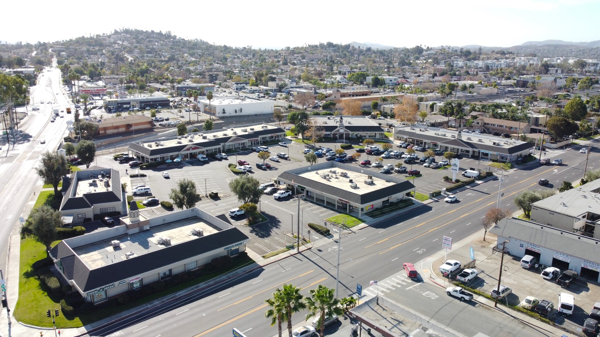 1111-1161 E Washington Ave, Escondido, CA for lease Aerial- Image 1 of 8