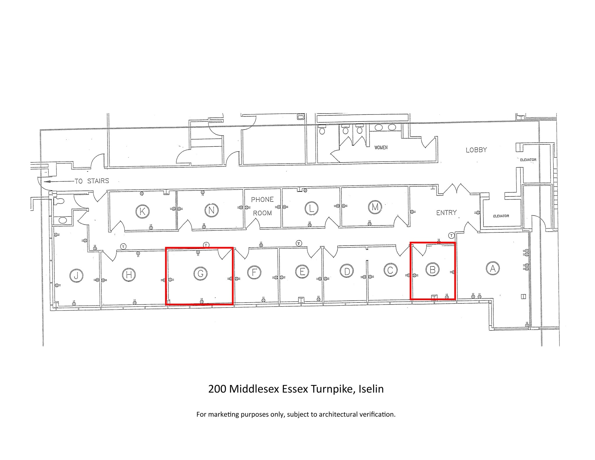 200 Middlesex Essex Tpke, Iselin, NJ for lease Site Plan- Image 1 of 1