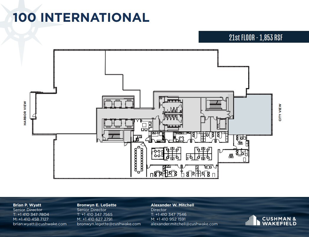 100 International Dr, Baltimore, MD for lease Floor Plan- Image 1 of 1