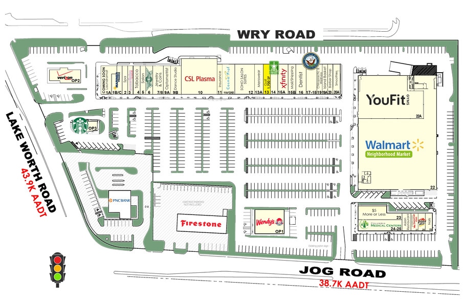 3901-3985 Jog Rd, Greenacres, FL à louer - Photo du bâtiment - Image 2 de 17