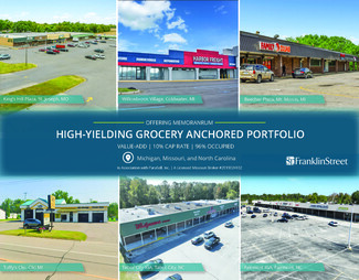 Plus de détails pour Grocery Anchored Portfolio - MI, MO, NC – Vente au détail à vendre