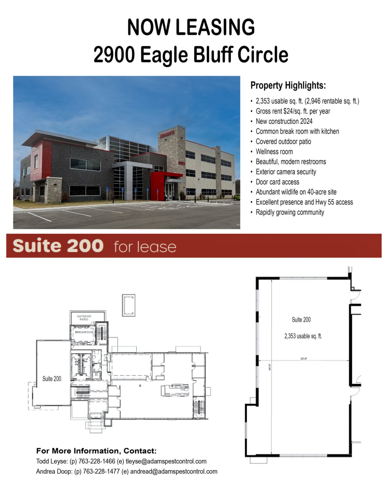 2900 Eagle Bluff Cir, Medina, MN for lease Interior Photo- Image 1 of 1