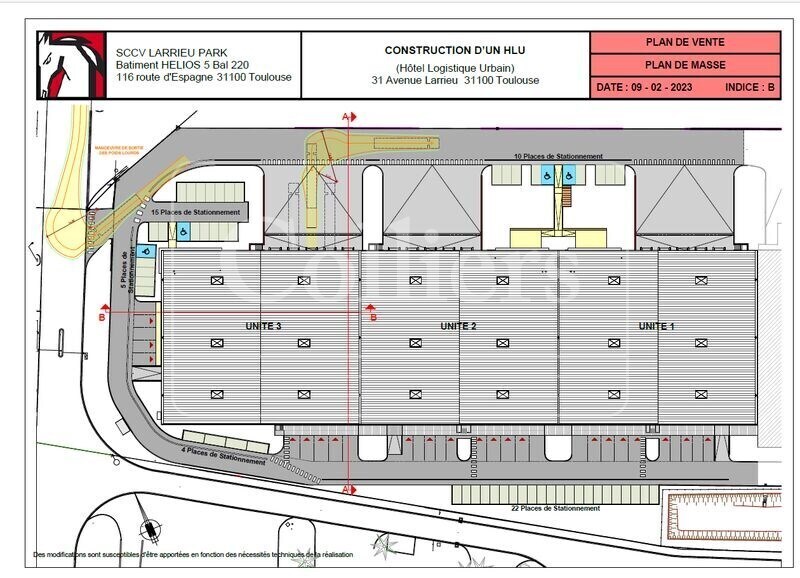 31 Avenue De Larrieu, Toulouse à louer - Plan de site - Image 3 de 5