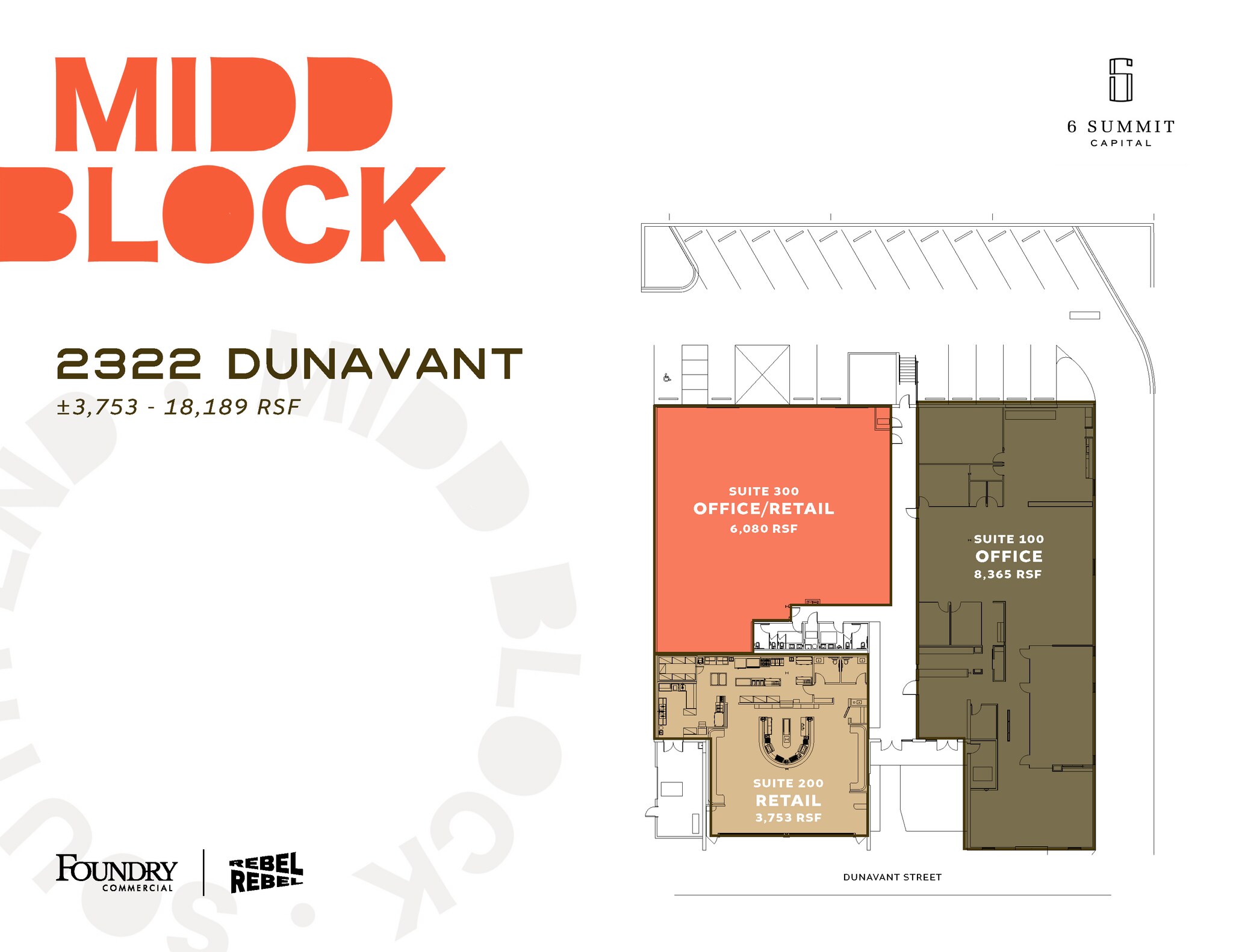 2400-2406 Dunavant St, Charlotte, NC à louer Plan d’étage- Image 1 de 4