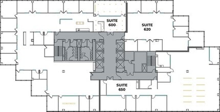 611 Anton Blvd, Costa Mesa, CA à louer Plan d’étage- Image 1 de 1