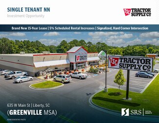 Plus de détails pour 635 W Main St, Liberty, SC - Commerce de détail à vendre
