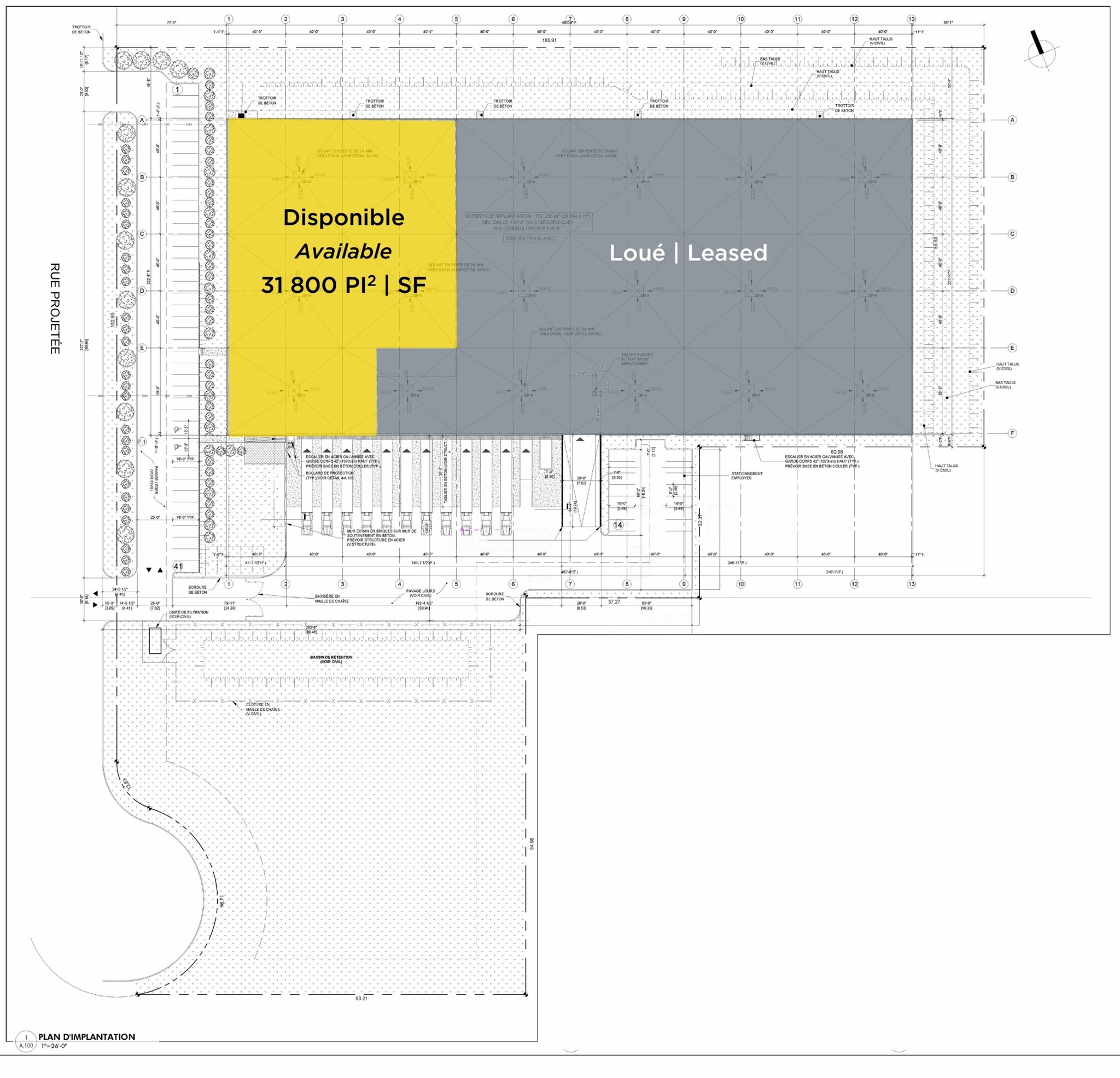 350 Rue Hans-Zimmerman, Châteauguay, QC for lease Site Plan- Image 1 of 4