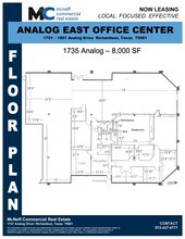 1701-1801 Analog Dr, Richardson, TX for lease Floor Plan- Image 1 of 1