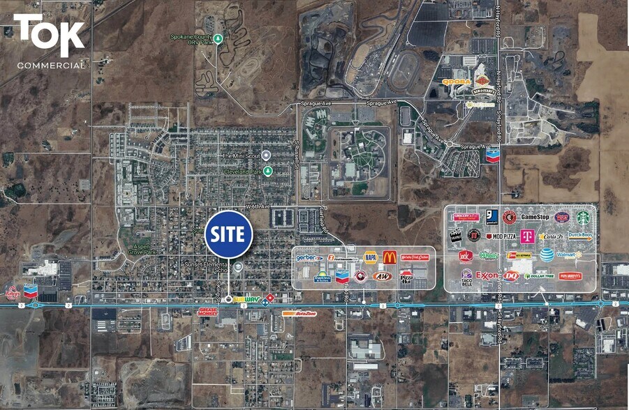 12924 W Sunset Hwy, Spokane, WA à louer - Aérien - Image 3 de 4