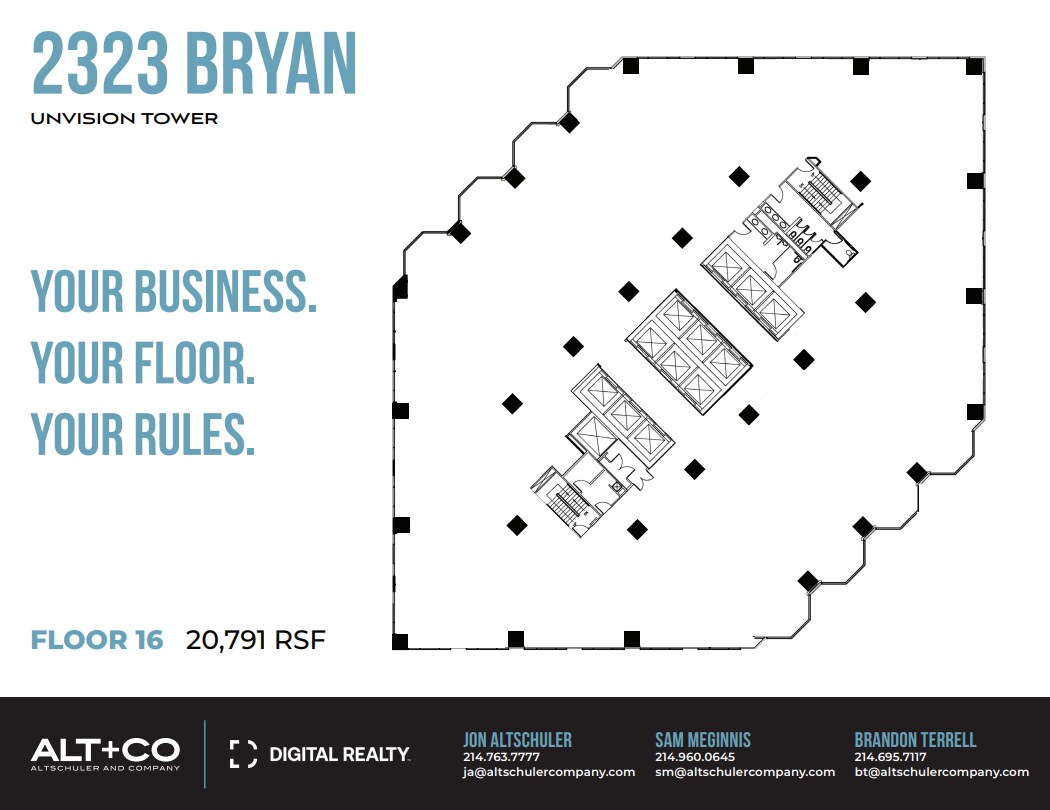 2323 Bryan St, Dallas, TX for lease Floor Plan- Image 1 of 1
