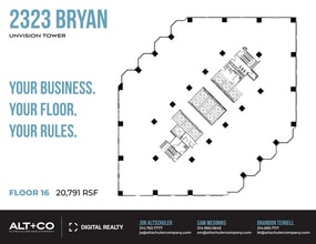 2323 Bryan St, Dallas, TX for lease Floor Plan- Image 1 of 1