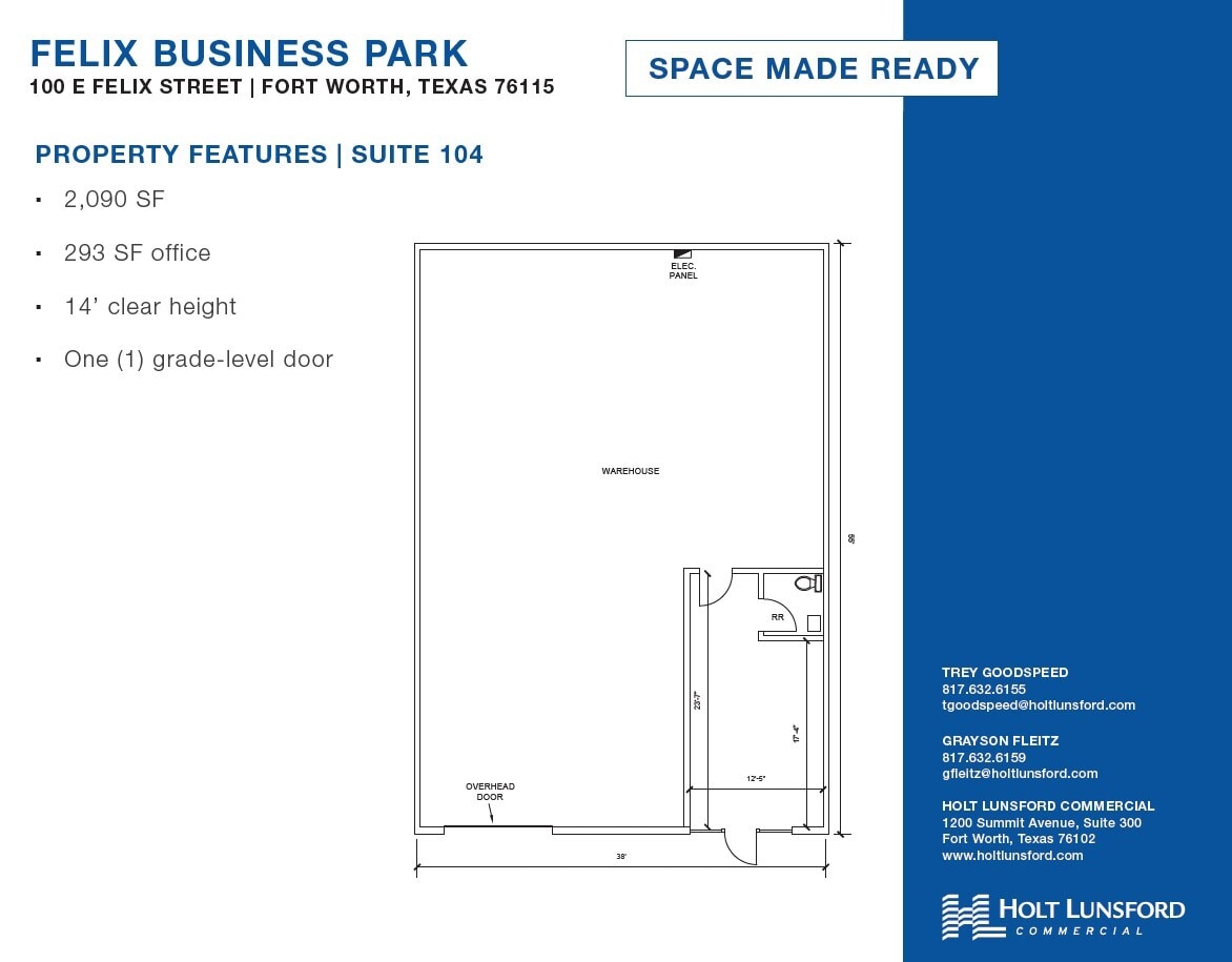 100 E Felix St, Fort Worth, TX for lease Interior Photo- Image 1 of 1