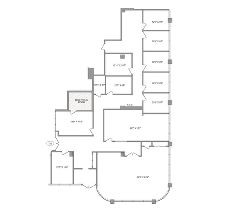 5945-5955 Airport Rd, Mississauga, ON à louer Plan d’étage- Image 1 de 1